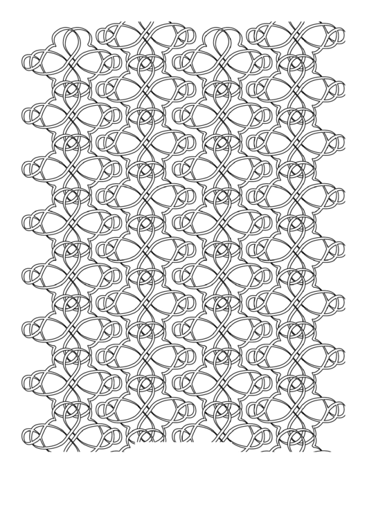 Coloring Sheet - Knotted Printable pdf