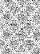 Floral (adult Coloring Page)