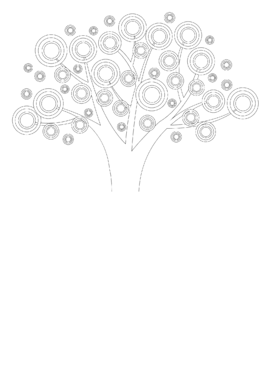 Adult Coloring Sheet: Spring Tree Printable pdf