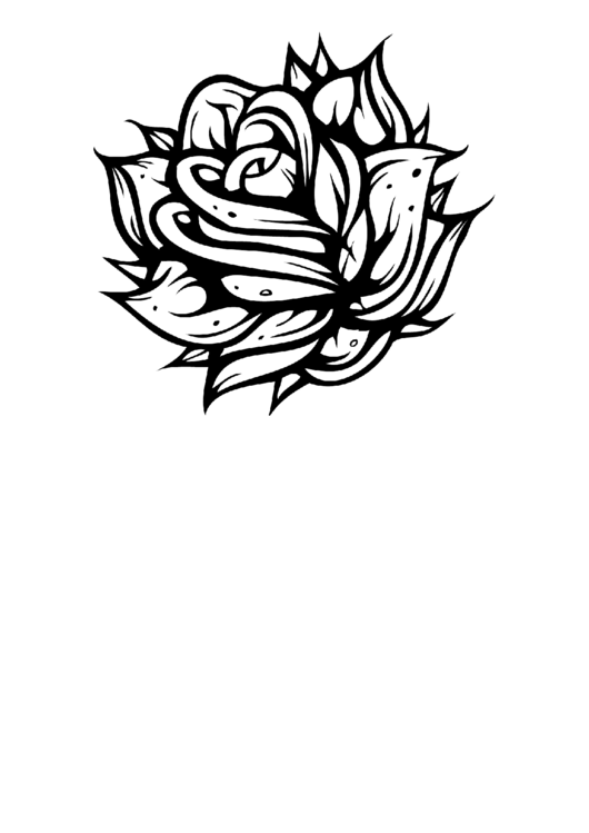 Rosy (Adult Coloring Page) Printable pdf