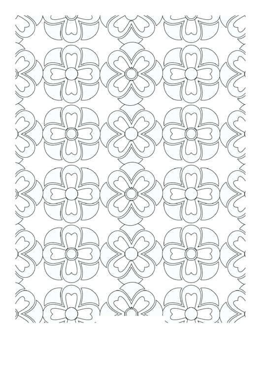 Clover (Adult Coloring Page) Printable pdf