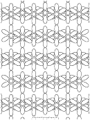 Adult Coloring Sheet: Daisy Chain