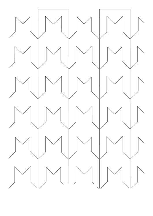 Coloring Sheet - Chevron Printable pdf