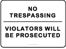 Restricted Trespassers Prosecuted
