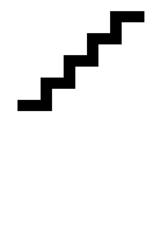 Stairs Sign Template Printable pdf
