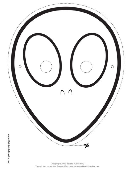 Alien Outline Mask Template