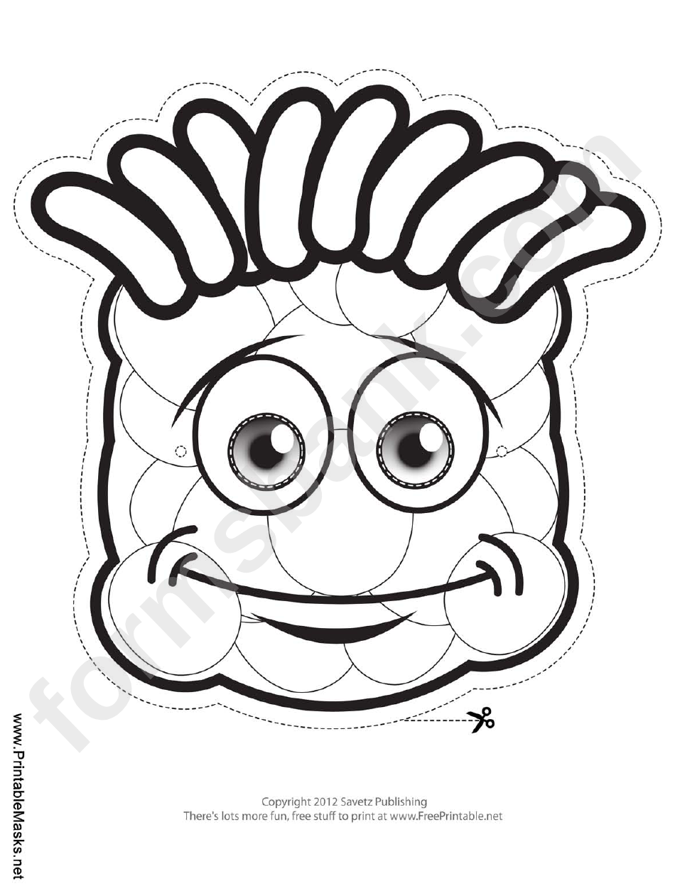 monster-grinning-outline-mask-template-printable-pdf-download