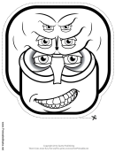 Creature Square Outline Mask Template