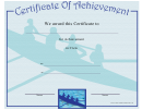 Crew Achievement Certificate Template