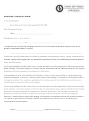 Private Property Release Form