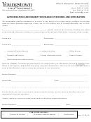 Authorization And Request For Release Of Records And Information
