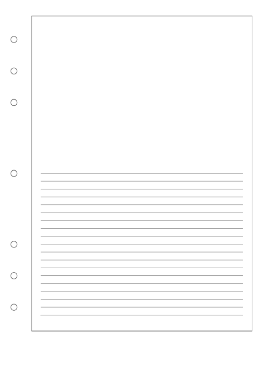 Journal Template - Image Box On Top Printable pdf