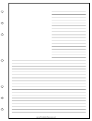 Plank Page Journal Template