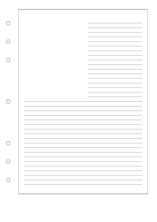 Plank Page Journal Template Printable pdf