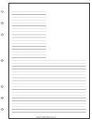 Right Page Journal Template