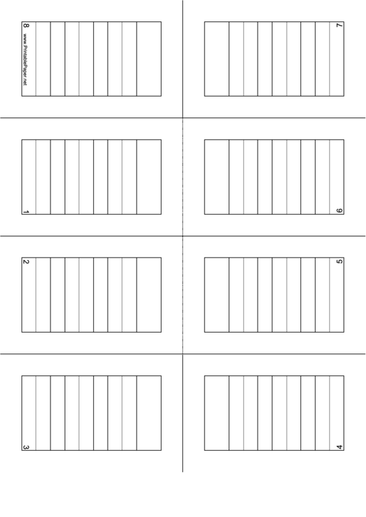 8 Page Booklet Template Printable pdf