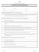 Preschool Classroom Monitoring Checklist