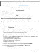 General Assistance Application