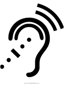 Assistive Listening System Sign