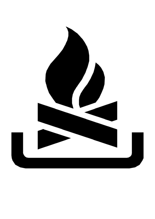 Campfire Sign Printable pdf