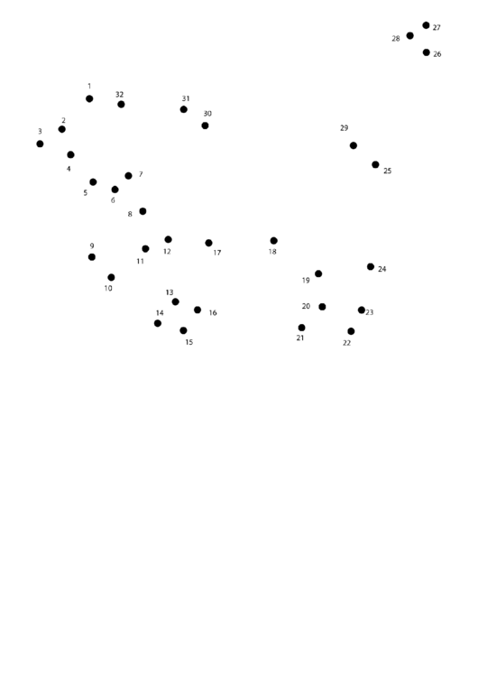 Cat Dot-To-Dot Sheet Printable pdf