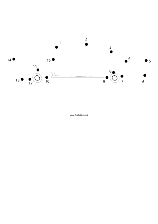 Fillable Car Dot-To-Dot Sheet Printable pdf