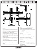 Literary Crossword Puzzle - The Great Gatsby