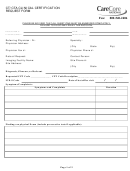 Ct/cta Clinical Certification Request Form
