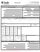 Oncology Form - Tnh Specialty Pharmacy