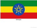 Ethiopia Flag Template