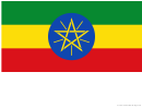 Ethiopia Flag Template