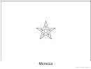 Morocco Flag Template