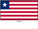 Liberia Flag Template