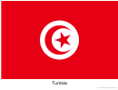 Tunisia Flag Template
