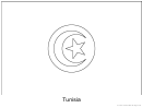 Tunisia Flag Template
