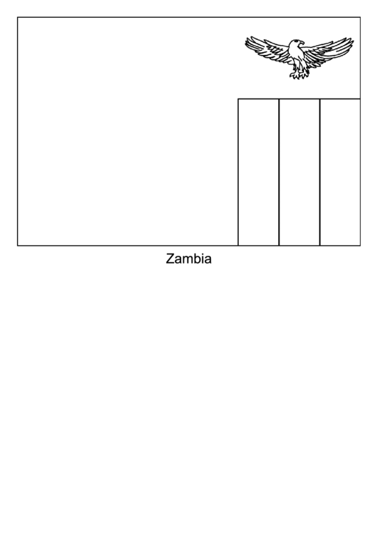 Zambia Flag Template
