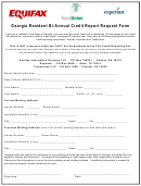 Georgia Resident Bi-annual Credit Report Request Form