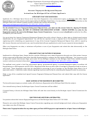 Form Ri-030 - Livescan Fingerprint Background Check Request - Michigan State Police