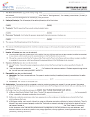 Fillable Certification Of Trust Form Printable pdf