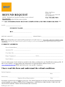 Refund Request Form
