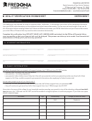 Fillable Verification Worksheet Printable pdf