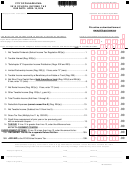 School Income Tax Form - City Of Philadelphia - 2015