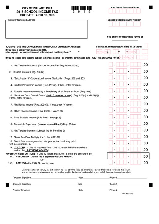 school-income-tax-form-city-of-philadelphia-2015-printable-pdf-download