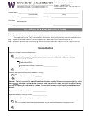 Fillable Academic Training Request Form Printable pdf