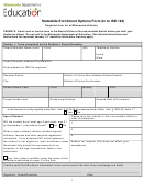 Statewide Enrollment Options Form - Minnesota Department Of Education
