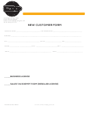 New Customer Form - Jjuice