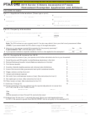 Form Ptax-340 - Senior Citizens Assessment Freezehomestead Exemption Application And Affidavit - 2016