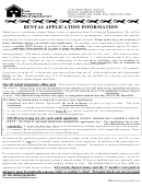 Rental Application Information