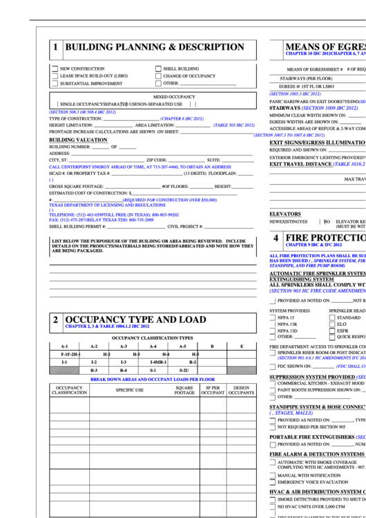 Harris County (Ifc 2012) - Houston Certificate Of Occupancy Printable pdf