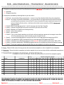 Obamacare Tax Form Exemptions Questionnaire